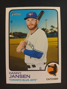 2022 Topps Heritage Danny Jansen #450 SP - Bild 1 von 2