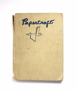 1940's Book on Papercrafting Joseph Leeming Hardcover Crafting Kids Book Vintage - Picture 1 of 7