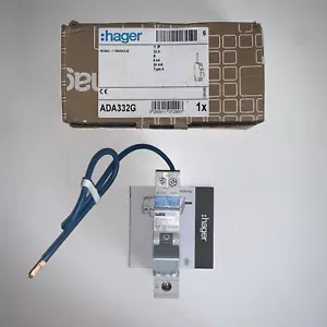 Hager 32A RCBO ADA332G B32 32 AMP 6kA 30mA TYPE B - VAT INCLUDED - Picture 1 of 7