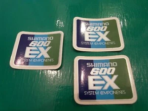 Shimano 600EX decal. NOS originals. Buy 1,2,or 3. Mint originals from importer - Picture 1 of 4