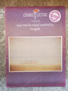 CHARIOTS OF FIRE THEMA 1981 VINTAGE BLATTNOTEN VON VANGELIS SOUNDTRACK - Bild 1 von 1