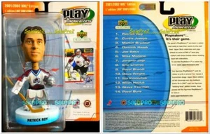 UPPER DECK 2001 PATRICK ROY NHL COLORADO AVALANCHE GOALIE SUPERSTAR BOBBLE HEAD - Picture 1 of 3