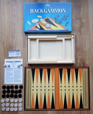 Vintage 1990 Spear's Games Backgammon with wooden pieces  - Image 1 of 4
