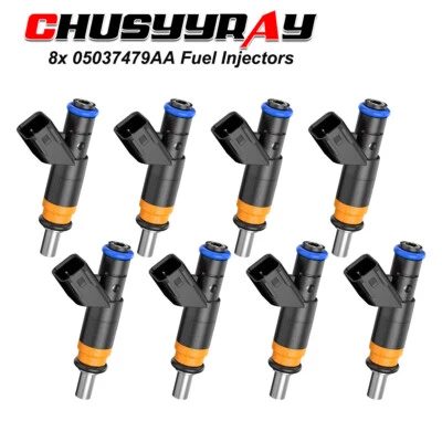 Nuevos inyectores de combustible 8x originales 05037479AA para Jeep Grand Cherokee 5,7 L 2006-2018 Foto 1 de 4