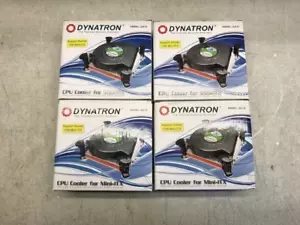 Lot of 4 X NEW Dynatron K2/R 75mm 2 Ball CPU Cooler for Intel LGA Socket 1156 - Picture 1 of 5