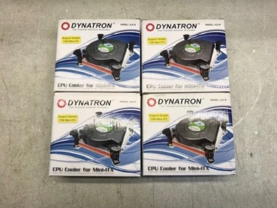 Lot of 4 X NEW Dynatron K2/R 75mm 2 Ball CPU Cooler for Intel LGA Socket 1156 - Image 1 of 4