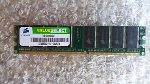 Corsair Value Select 1 GB DDR Sdram, DDR-400, PC-3200, CL3, DDR1, Dimm 184 Pin
