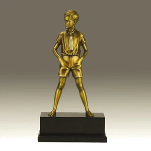Escultura Art Deco de principios del siglo XX "Sonny Boy" de Ferdinand Preiss - Imagen 1 de 11