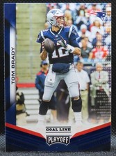 2019 Panini Playoff Goal Line Short Print Tom Brady Card #1