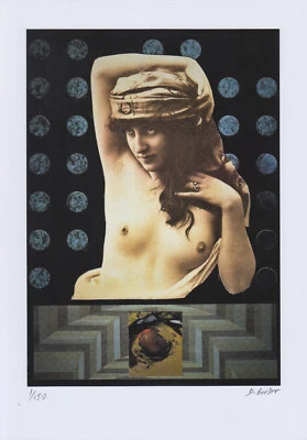  Diego Gorter - "Schau mich nicht so" - Kunstdruck - Erotik Collage - Signiert  - Bild 1 von 2