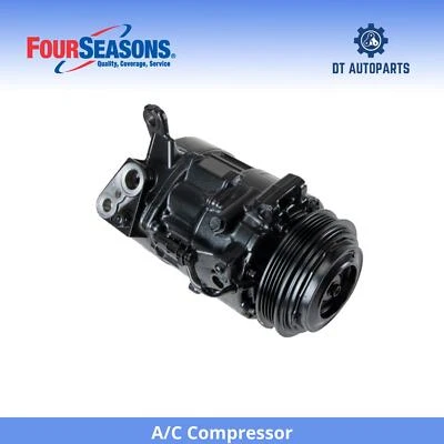 For 2015-2019 GMC Sierra 3500 HD 6.0L V8 A/C Compressor 4 Seasons 2016 2017 2018 - Image 1 of 4