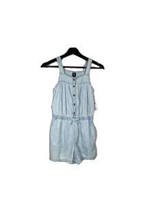Gap Girls Light Wash Denim Romper Size L (10) - Picture 1 of 3