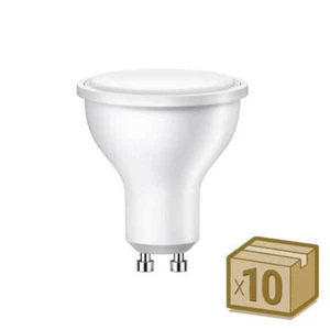 Pack 10x Bombilla LED 7w Dicroica GU10 100º 580 lm - Imagen 1 de 5