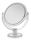Make-Up Shaving Pedestal Rectangle Round Bath Dressing Cosmetic Table Mirror