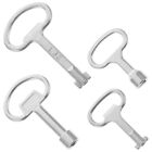 4 Pcs Plumber Key Utility Cupboard Tool Spanner Triangle Wrench