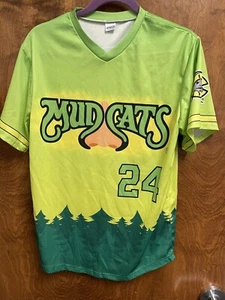 Carolina Mudcats Pollen Unisex Size Medium Giveaway Limited Baseball Jersey  - Picture 1 of 15