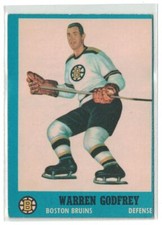 1962-63 Topps Warren Godfrey Boston Bruins #4