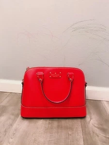 NUEVO Bolso de Hombro Kate Spade Pequeño Rachelle Wellesley Rojo WKRU2485 con Etiquetas - Imagen 1 de 5