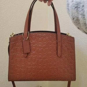 Brand New Coach Charlie Carryall 28 In Signature Leather - Picture 1 of 5