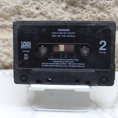 Genesis Hold On My Heart / Way of the World Cassette Tape ONLY Single - Image 1 of 3