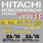 Hitachi ZX870 LCH - 5G decalcomanie adesive, kit Completo