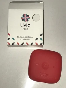 NIP Red Livia Off Switch For Menstrual Pain Skin Silicone Case Brand New Israel - Picture 1 of 9