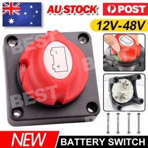 12V 24V 48V Battery Master Disconnect Switch Boat Marine Caravan Isolator On Off - Picture 1 of 9
