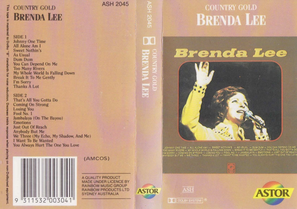 BRENDA LEE Country Gold - Cassette - Tape   SirH70 - Image 1 of 1
