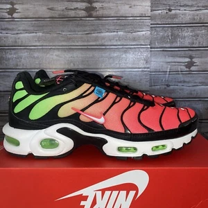 Nike Air Max Plus weltweit schwarz weiß grün gestreift CK7291 001 Herren Größe 8 - Bild 1 von 6