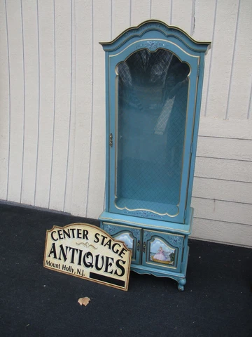 64176  JASPER Furniture  Decorator Curio Cabinet Display China Cabinet Cover