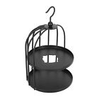 Chauffeur de cire sceau noir style cage à oiseaux crochet suspendu décoration scellement four à cire