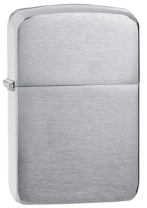 Zippo 1941, Brushed Chrome 1941 Replica Design Lighter, Full Size - Picture 1 of 3