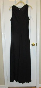 EILEEN FISHER Sleeveless Black Flared Maxie Dress ~ SZ S - Picture 1 of 9