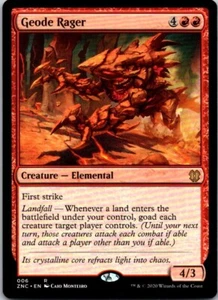 Magic the Gathering Geode Rager Zendikar Rising Commander MTG Free Shipping! - Picture 1 of 1