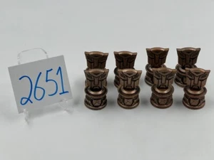 Parker Brothers Transformers Chess Set Individual Pieces Only Autobot Pawns (8) - Picture 1 of 3