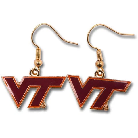 Virginia Tech Hokies Dangler Earrings Cover