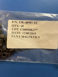 YW-40907-TC TOROID 7.53 uH 30% ELNA FOLLOW LINK IN DESCRIPTION (5 PER LOT) - Picture 1 of 9