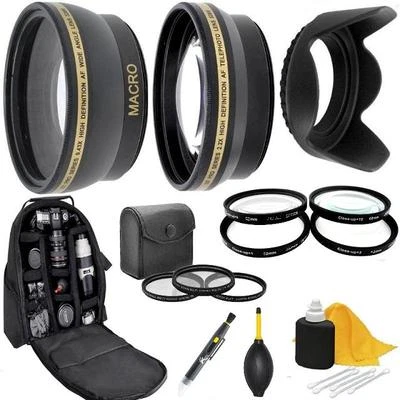 Kit de accesorios de 9 piezas para Nikon D5500 D5300 D5200 D5100 D5000 D3300 D3200 D3100 Foto 1 de 4