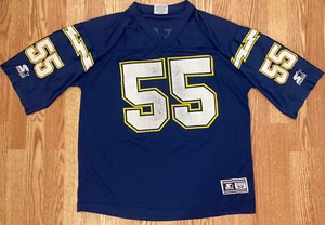 Vintage 1995 Starter NFL LA San Diego Chargers Junior Seau #55 Jersey Men’s 48 L - Picture 1 of 12