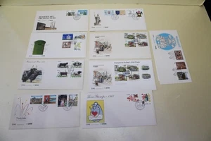 IRLAND EIRE 1987 9 x ERSTTAGSBRIEFE FDC BRIEFMARKENSAMMLUNG & EINIGE GEBRAUCHT #84 - Bild 1 von 2