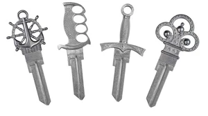 Forged House Key Blanks Variety 4 Pack in KW1 B300CK - Picture 1 of 9