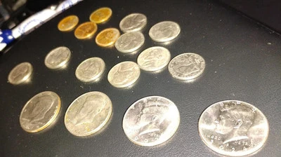 RARE 1944 , 1937 , 1955 Pennys , 4 Half Dollar 1972, 1974, 1992, 2024 , & More - Image 1 of 4