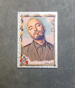 2023 Topps Allen & Ginter - J Balvin #222 Silver Foil Filigree - Picture 1 of 2