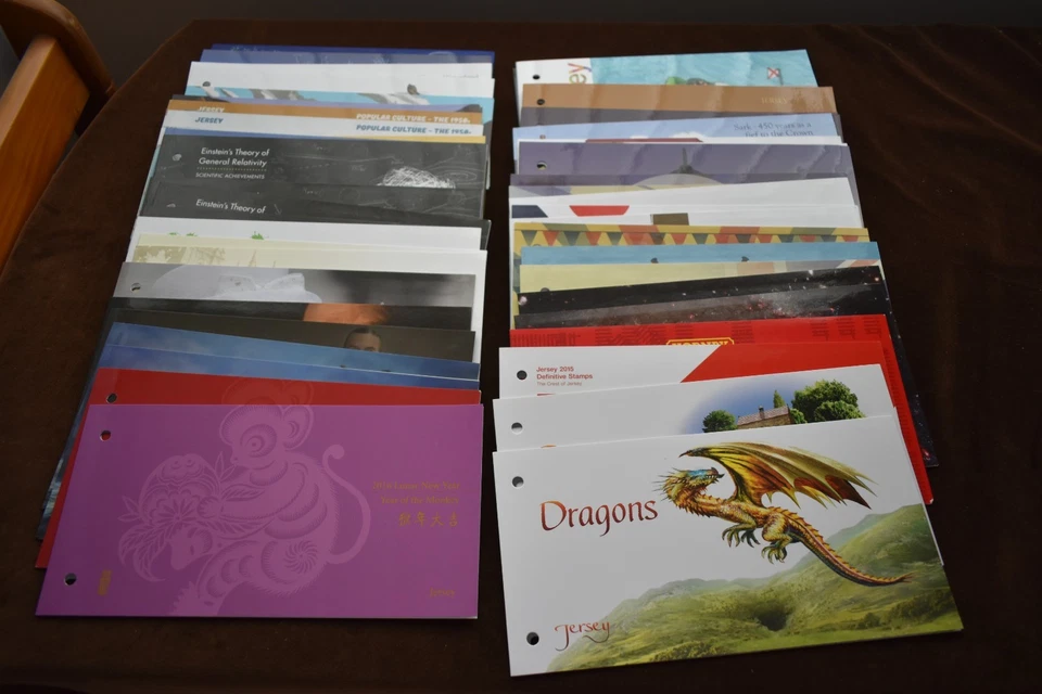 Jersey Presentation Packs, 2015 and 2016 Sold Individually, MNH, Mint Stamps - Image 1 of 1