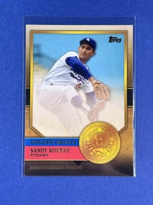 2012 Topps ~ Sandy Koufax ~ Golden Greats ~ GG-48 ~ Dodgers - Image 1 of 3