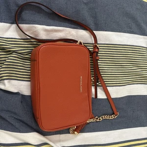 Michael Kors Crossbody Bag Orange - Picture 1 of 9