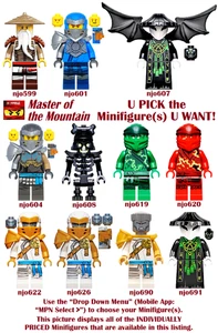 Genuine LEGO U PICK Ninjago MASTER OF THE MOUNTAIN Minifigures **NEW** - Picture 1 of 33