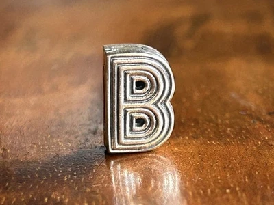 Pandora Reflexions Charm (Clip) Buchstabe „B“, 925er Silber - Bild 1 von 4