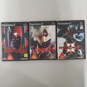 SYY168 Sony Playstation 2 Devil May Cry 1, 2 & 3 3Games JAPAN SET Ship Free - Picture 1 of 1