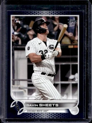 2022 Topps Gavin Sheets RC Royal Blue Rookie #12 White Sox - Image 1 of 2